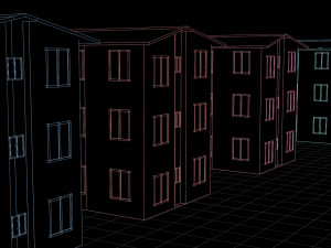 ghetto flats 3D Модель