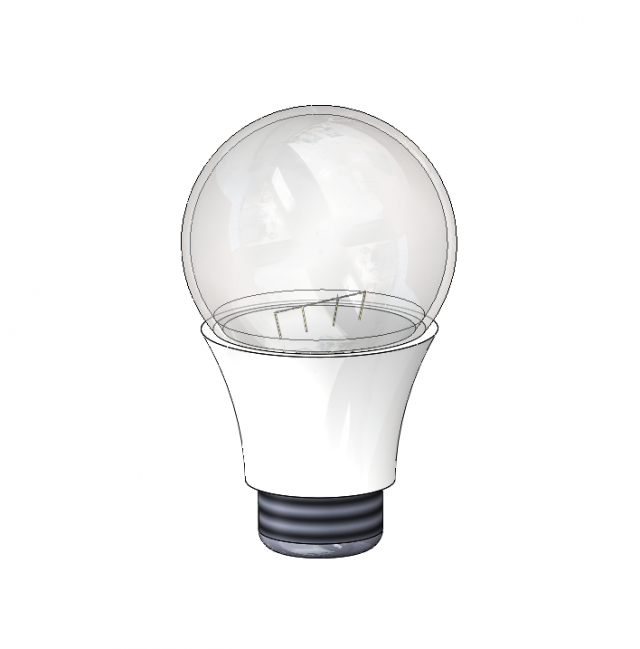 light bulb 3D Модель .c4d .max .obj .3ds .fbx .stl .blend 
