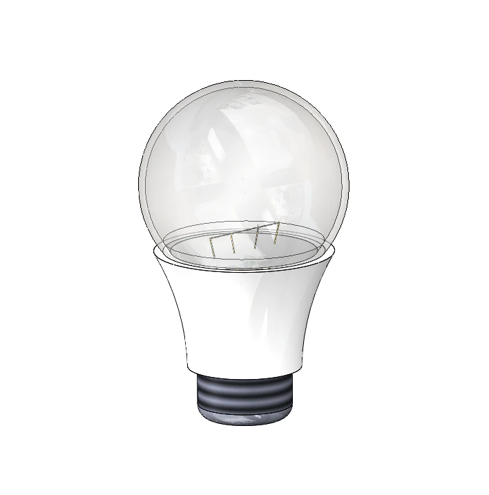 light bulb 3D Model .c4d .max .obj .3ds .fbx .stl .blend 