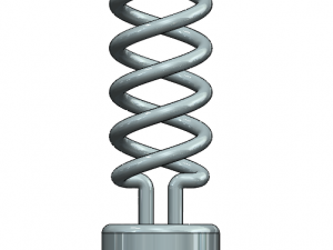 spiral bulb 3D Model