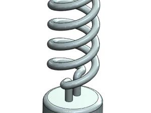 spiral bulb 3D Model