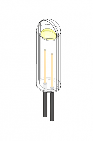 small led bulb 3D Model .c4d .max .obj .3ds .fbx .stl .blend 
