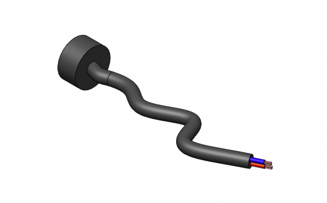 short cable 3D Model .c4d .max .obj .3ds .fbx .stl .blend 