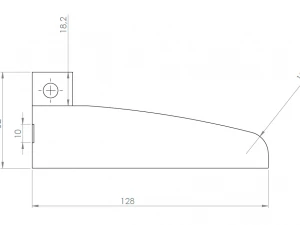 base de l&aacute;mpara Modelo 3D