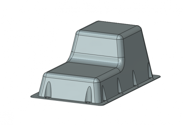 shell piece 3D Модель .c4d .max .obj .3ds .fbx .stl .blend 