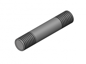 double thread screw 3D Модель
