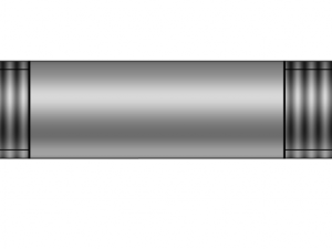 double thread screw 3D Model