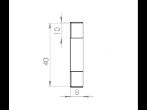 double thread screw 3D Model