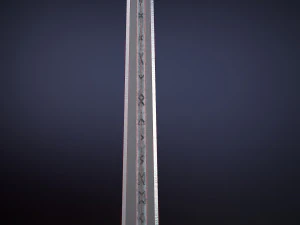 scandinavian battle sword 3D Model