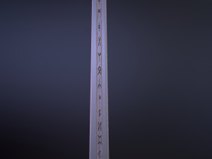 scandinavian battle sword Modello 3D