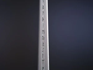 scandinavian battle sword 3D Model