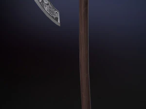 scandinavian battle axe 3D Model