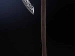 scandinavian battle axe 3D Model