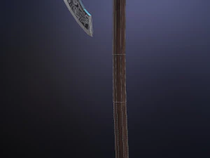 scandinavian battle axe 3D Model