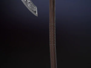 scandinavian battle axe 3D Model
