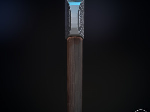 scandinavian battle axe 3D 模型