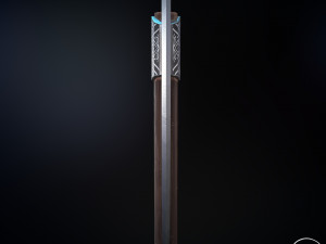 scandinavian battle axe 3D 模型