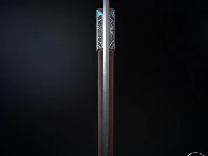 scandinavian battle axe 3D Model