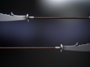 chinese long battle saber Modelo 3D