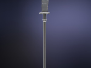 chinese long battle saber Modelo 3D