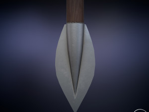 chinese long battle saber Modelo 3D