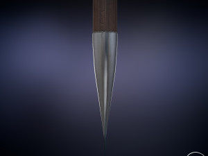 chinese long battle saber Modelo 3D