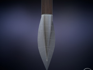 chinese long battle saber Modelo 3D