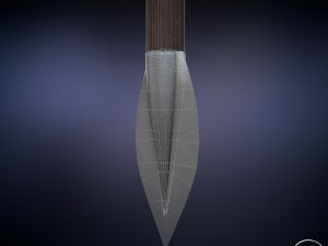 chinese long battle saber Modelo 3D