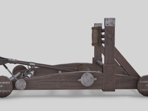medieval catapult 3D Model