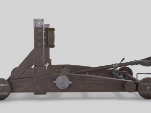 medieval catapult 3D Model