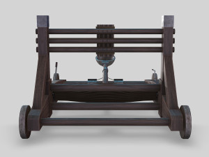 medieval catapult 3D Model