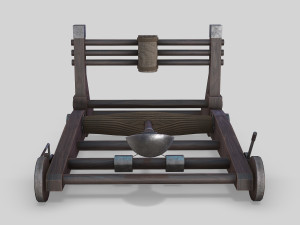medieval catapult 3D Model