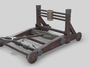 medieval catapult 3D Model