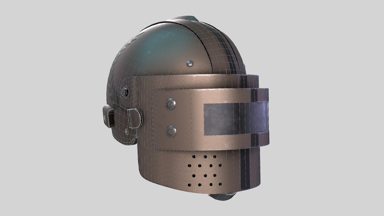 Russian spetsnaz helmet (PUBG level 3 helmet). | Art Print
