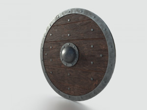 scandinavian battle shield 3D मॉडल