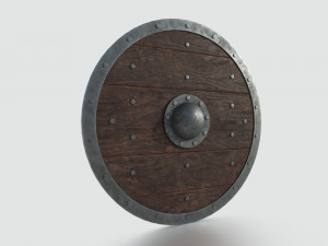 scandinavian battle shield 3D मॉडल