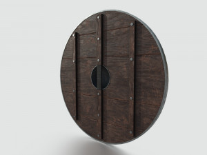 scandinavian battle shield 3D मॉडल