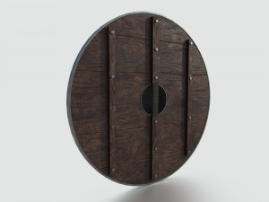scandinavian battle shield 3D मॉडल