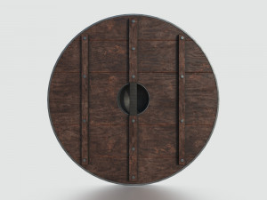 scandinavian battle shield 3D मॉडल