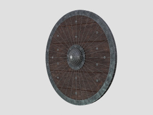 scandinavian battle shield 3D मॉडल