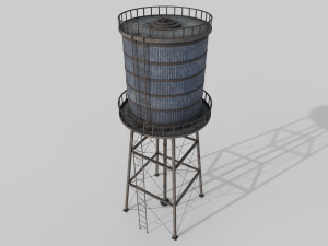 water tower Model 3D