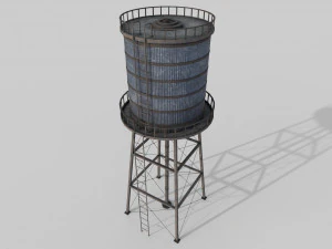 torre dell'acqua Modello 3D