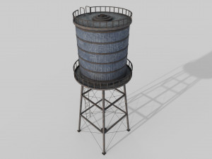 water tower Model 3D