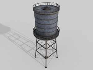 water tower Model 3D