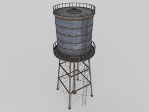 water tower Model 3D