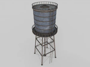 torre dell'acqua Modello 3D
