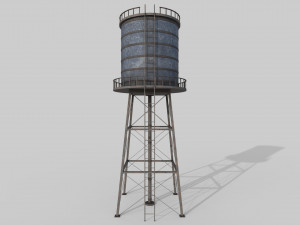 water tower Model 3D