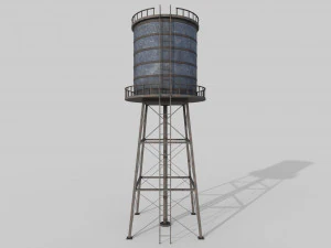 torre dell'acqua Modello 3D