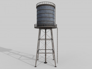 water tower Model 3D