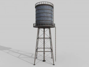 torre dell'acqua Modello 3D